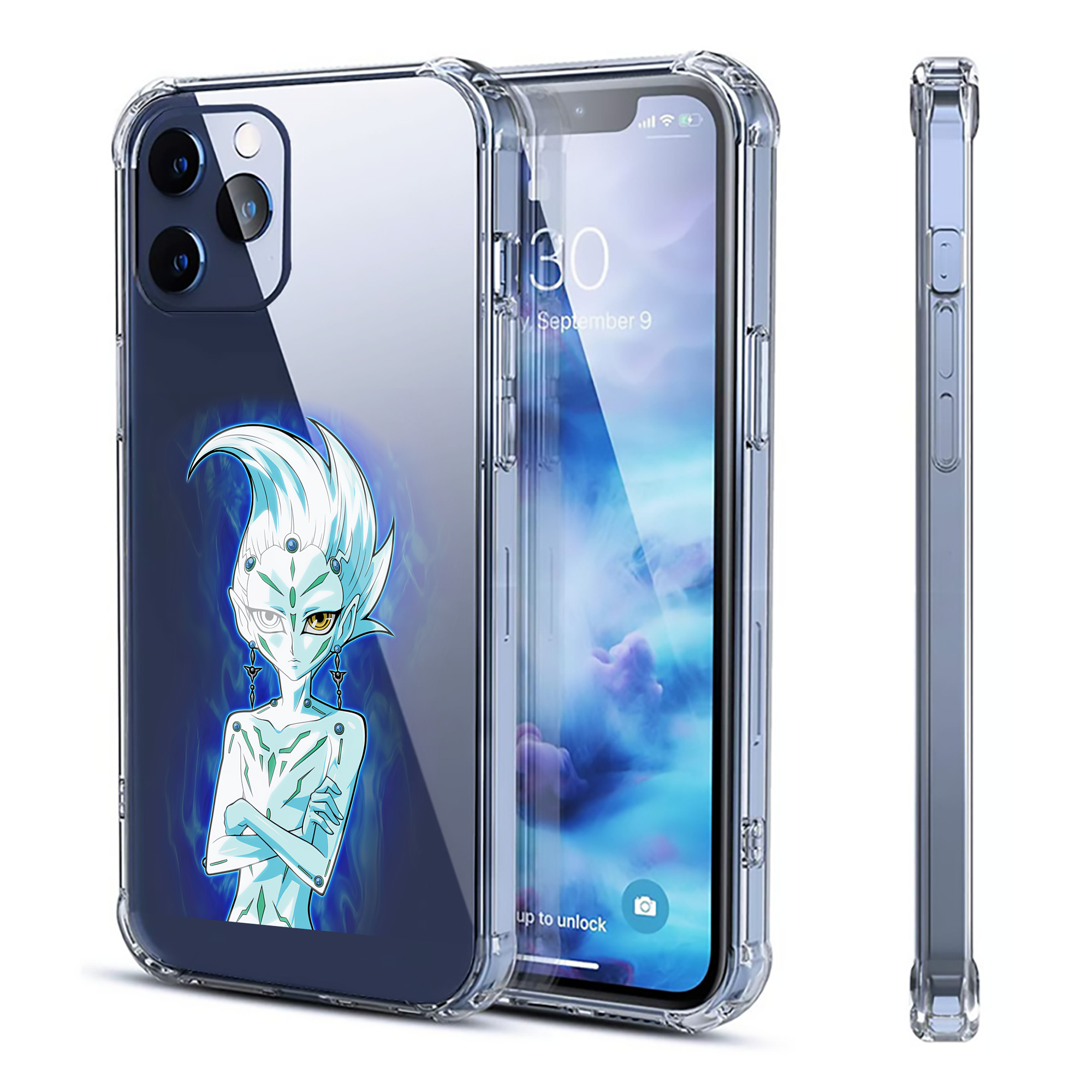 （画像用） 遊☆戯☆王 Yu-Gi-Oh! 【iPhone 12シリーズ対応】透明スマホケース（クリアソフトケース）